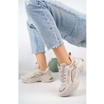 Lambirlent 9671 Bej Unisex Spor Ayakkabı