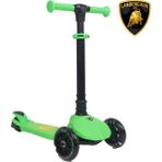 Lamborghini L5 Katlanabilir Işıklı 3 Tekerlekli Çocuk Scooter - Yeşil