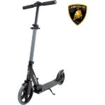 Lamborghini Lisanslı L6-200 Katlanabilir Metal Ayaklık Kaymaz Taban 2 Tekerlekli 8+ Yaş Çocuk Scooter - Gri
