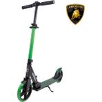 Lamborghini Lisanslı L6-200 Katlanabilir Metal Ayaklık Kaymaz Taban 2 Tekerlekli 8+ Yaş Çocuk Scooter - Yeşil