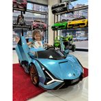 Lamborgini Sian 24 Volt Mavi Tabletli Akülü Araba