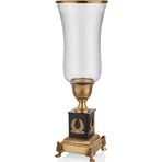La'Medore Brass 18 x 18 x 55 cm Ramones Uzun Cam Mumluk