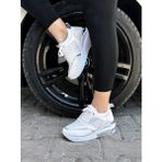 Lamiashoes Kadın Gizli Topuk Yüksek Taban Spor Ayakkabı - Beyaz