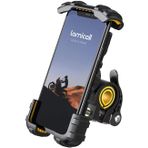 Lamicall Bisiklet Cep Telefonu Tutucu, Motosiklet Cep Telefonu Tutucu - iPhone 17/16/15/14 Pro Max Plus, SE, 13/12 Pro Max Mini, 11 Pro Max, Xs, XR, X, 8, Samsung S23 S22, Akıllı Telefon için Evrensel