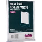 Lamiess K-236 5'li Dikey Masaüstü Reklam Panosu