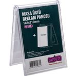 Lamiess K-255 3'lü Dikey Masaüstü Reklam Panosu