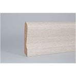Laminant Parke Süpürgelik 8cm Beyaz Kayın 856