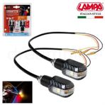 Lampa 90241 3 in 1 Işıklı Karbon Gidon Topuzu