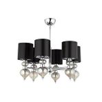 LampaLuce Lampaluce Dolce Ragazza Şapkalı Klasik Avize 6'lı Krom 65x80cm Krom Malzeme: Metal + Cam + Kumaş Şapka Ölçü: Çap: 65 Cm Yükseklik: 80 Cm Ampul Dahil Değildir.Duy Tipi : E14 Duylu