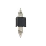 LampaLuce Lampaluce Straordinario Modern Tasarım Metal Ve Kumaş Aplik 65cm Krom Krom 2 X E14 Ampul Maksimum: 40w Çap: 25 Cm Yükseklik: 65 Cm Ampul Dahil Değildir.Duy Tipi : E14 Duylu