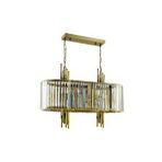 LampaLuce Straordinario Modern Tasarım Salon Sarkıt Avizesi Yemek Masası Üzeri 14'lü Sarı 90x100cm