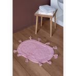 Lampetie | Elora Tekli Banyo Paspası 40x60 Pembe