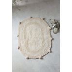 Lampetie | Eris Tekli Banyo Paspası 45x60 Bej