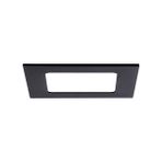 LAMPTIME 6W Panel LED Slim Kare Spot 6500K Beyaz Işık Siyah Gövde 263628