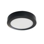 LAMPTIME Armatür Led Sıva Üstü Yuvarlak 28W 6500K Siyah Gövde Beyaz Işık 263613