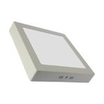 LAMPTIME Sıva Üstü Slim Led Downlight Beyaz Gövde 20W Kare 4000K Ilıkbeyaz Işık - Ilık Beyaz