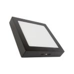 LAMPTIME Sıva Üstü Slim LED Downlight Siyah 6W Kare 3000K 263