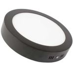 Lamptime Slim Downlight 16W 6500K Siyah Gövde Yuvarlak Aydınlatma