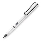 Lamy 19BS-F Safari Siyah Klips F Uç Beyaz Dolma Kalem