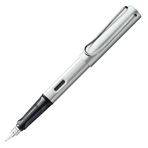 Lamy Al-Star Alüminyum F Uç Whitesilver Gümüş Dolma Kalem