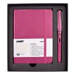 Lamy B4P-13P-M Yumuşak Kapak Pempe A6 ve Pembe Dolma Kalem Set