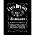 Lana Del Rey Ultraviolence Büyük Sırt Patch Yama - 35x45cm - Siyah