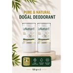 LaNaturel Doğal Deodorant Mineral Tuz Taşı Kadın Kokusuz Kristal Deo 2'li Avantaj Paketi