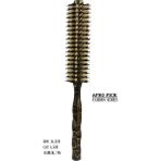Land Of Myth - LOM1220 Afro Pick Ahşap Fön Fırçası, Doğal Kıl & Yanmaz Naylon Diş