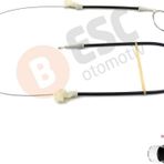 Land Rover Freelander Mk1 1997-2006 3/5 Kapi Alr8178 Icin Manuel Arka Sag Kapi Cam Kriko Tamir Seti