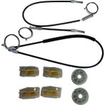 Land Rover Freelander Mk1 L314 Ln 1997-2006 3/5 Kapi Icin Elektrikli On Sag Veya Sol Cam Kriko Seti