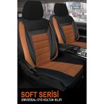 Land Rover Hardtop 2.3 (Lr 88 Oplr 109 Op) (69 Hp) 1973 Trend Serisi Tay Tüyü Oto Koltuk Kılıfı Füme - Taba - Siyah