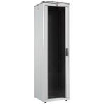 Lande 32U 600x600 Siyah Tekerlekli Rack Kabin