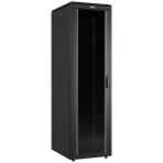 Lande 32U 600x800 Siyah Tekerlekli Rack Kabin