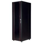 Lande 36U 600x800 Siyah Tekerlekli Rack Kabin