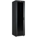 Lande 42U 600x600 Siyah Tekerlekli Rack Kabin