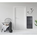 LaneHome 3' Lü Metal Ayakkabılık Siyah