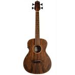 Lanikai Fb-Ebu Elektro Bas Ukulele (Profesyonel - Akasya Gövde) | Kısa Skala (Short Scale), Bas Gitar Akort Düzeni, Dahili Preamp Ve Ekolayzer | Ölçüler: 21 Perde / Bas Ukulele Formu