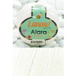 Lanoso 955 Beyaz Alara Amigurumi Örgü İpi