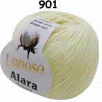 Lanoso Alara Punch & Amigurami İpi ( 50 Gr ) Renk:901 - Ekru - Tek Boy