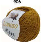 Lanoso Alara Punch & Amigurami İpi ( 50 Gr ) Renk:906 - Koyu Hardal - Tek Boy