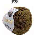 Lanoso Alara Punch & Amigurami İpi ( 50 Gr ) Renk:908 - Koyu Camel - Tek Boy