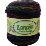 Lanoso Cazz Batik Premium Akrilik 210 mt 100 gr -19 Çeşit Renkli- Örgü Ipi 2 Adet - 711