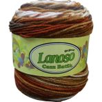 Lanoso Cazz Batik Premium Akrilik 210 mt 100 gr -19 Çeşit Renkli- Örgü Ipi 2 Adet - 719