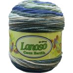 Lanoso Cazz Batik Premium Akrilik 210 mt 100 gr -19 Çeşit Renkli- Örgü İpi 2 Adet - 721