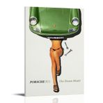 Lanrenous 911 Gt3rs Yarış Arabası Vintage Poster Müzik Posterleri Oda Estetik Kanvas Duvar Sanatı Yatak Odası Dekoru 08x12 inç (20x30 cm)