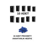 LANSAN Rfıd Şifreli Kapı Kilidi Kart Okuyucu Kartlı Geçiş Kontrol Sistemi 10 Adet(10 ADET TAG HEDİYE)