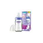 Lansinoh mOmma Cam Biberon, 160ml, Mavi