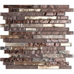 L'Antic Colonial Treasures Bronz Emperador Strip 29.2x30.4 cm Duvar Mozaiği