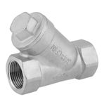 LANTRO JS Y Tipi Süzgeç Pompası Filtresi 3/4 "DN20 PT Konu Paslanmaz Çelik Y Tipi Süzgeç Pompası Filtresi Su Yağı Gaz Süzgeci Boru Ekleme için