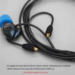 LAOJIA 3.5mm Kablolu Kulaklık Ses Kablosu Yedek Kulaklık MMCX Konektörü Ayrılabilir Shure SE215 / SE315 / SE425 / SE535 UE900 Ultrazone IQ Sony Kulaklıklar için